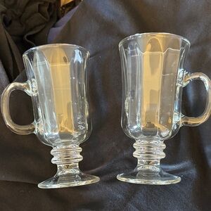 Set of 2 Libby Irish coffee mugs